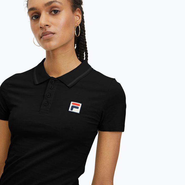 Koszulka polo damska FILA Leuben black 4