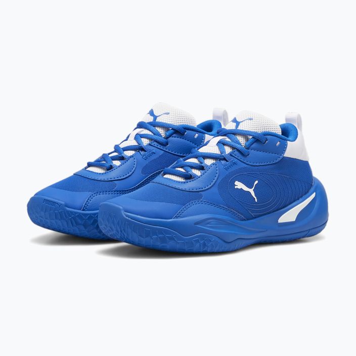 Buty do koszykówki dziecięce PUMA Playmaker Pro JR puma team royal/puma white