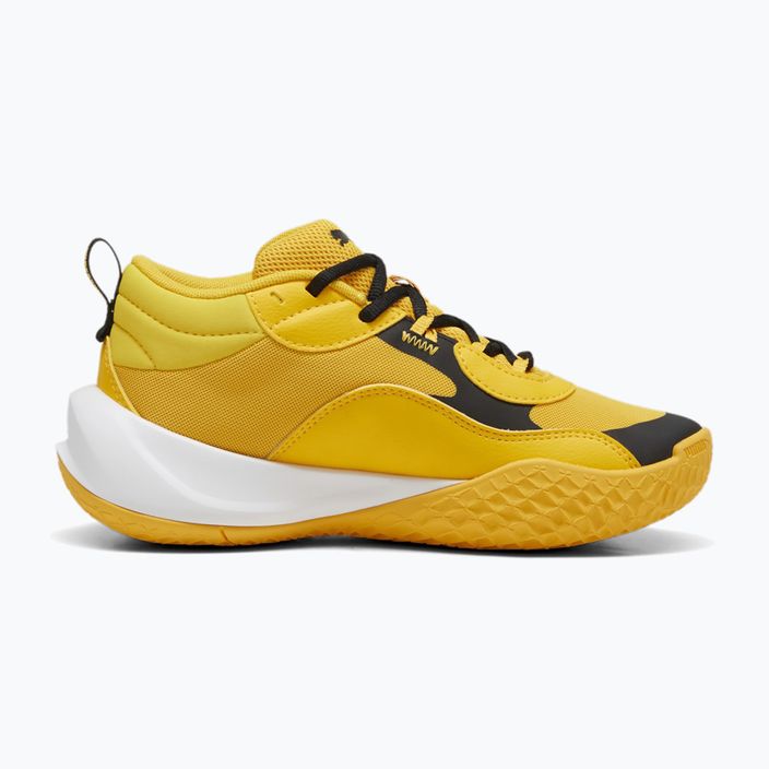 Buty do koszykówki dziecięce PUMA Playmaker Pro JR yellow sizzle/puma blackl 3