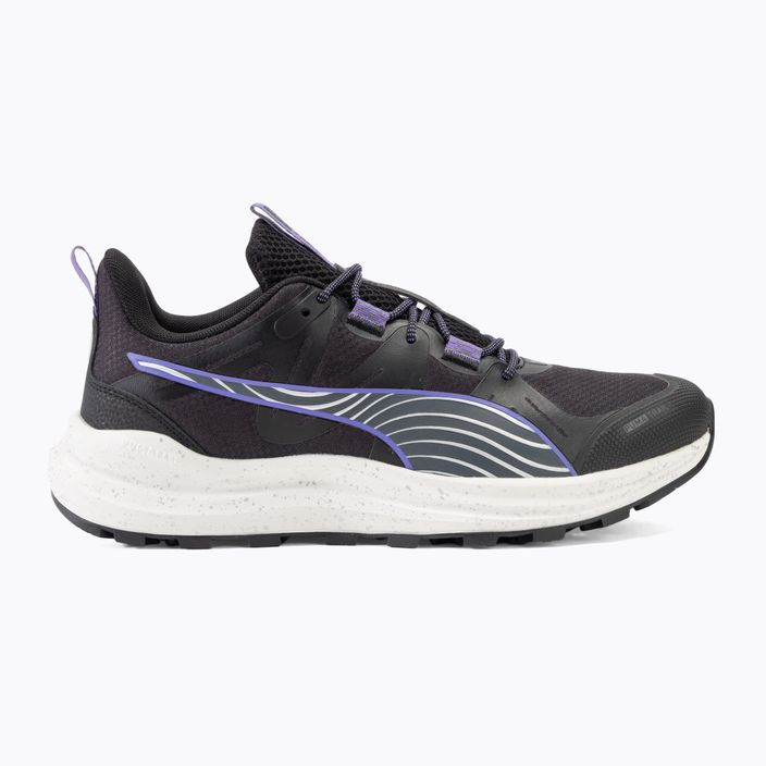 Buty do biegania PUMA Reflect Lite Trail puma black/dark amethyst 2