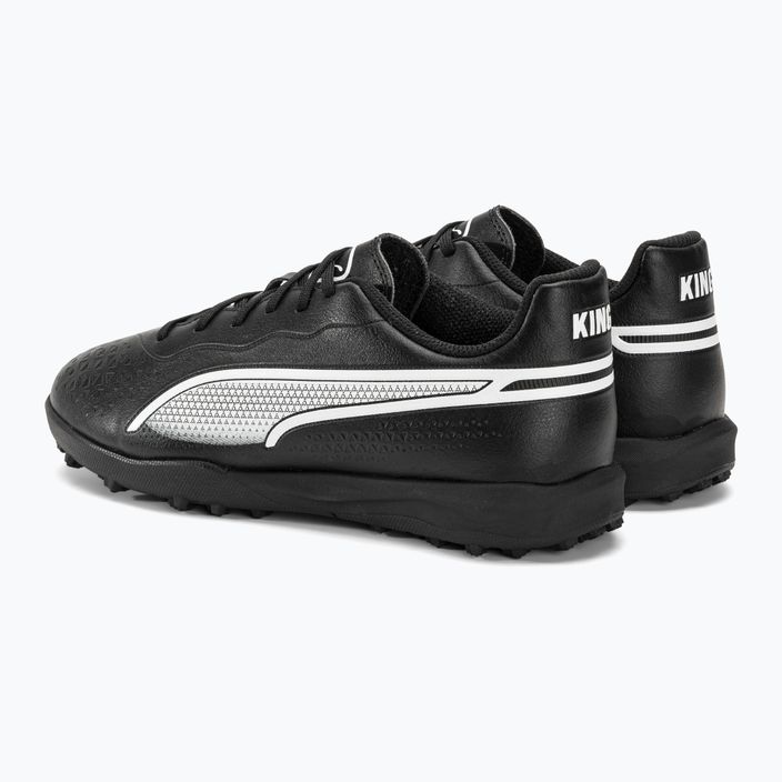 Buty piłkarskie dziecięce PUMA King Match TT puma black/puma white 3