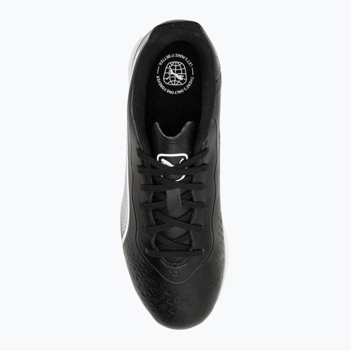 Buty piłkarskie dziecięce PUMA King Match IT puma black/puma white 6