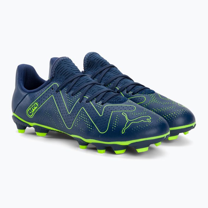 Buty piłkarskie dziecięce PUMA Future Play FG/AG persian blue/pro green 4