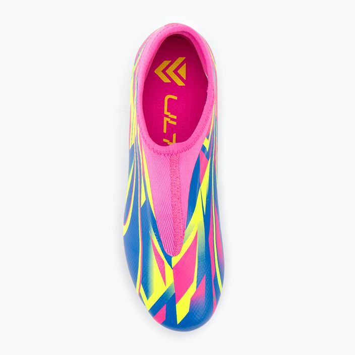 Buty piłkarskie dziecięce PUMA Ultra Match LL Energy FG/AG luminous pink/ultra blue/yellow alert 6