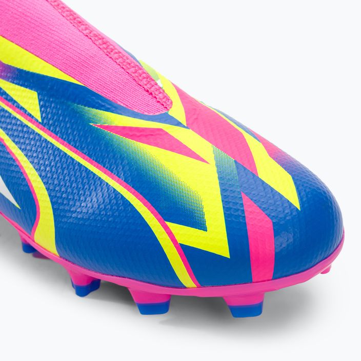 Buty piłkarskie dziecięce PUMA Ultra Match LL Energy FG/AG luminous pink/ultra blue/yellow alert 7