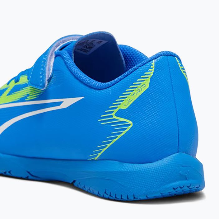 Buty piłkarskie dziecięce PUMA Ultra Play IT V ultra blue/puma white/pro green 10