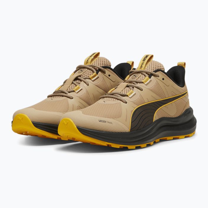 Buty do biegania PUMA Reflect Lite Trail prairie tan/yellow sizzle/puma black 10