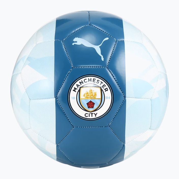 Piłka do piłki nożnej PUMA Manchester City FtblCore silver sky/lake blue rozmiar 5