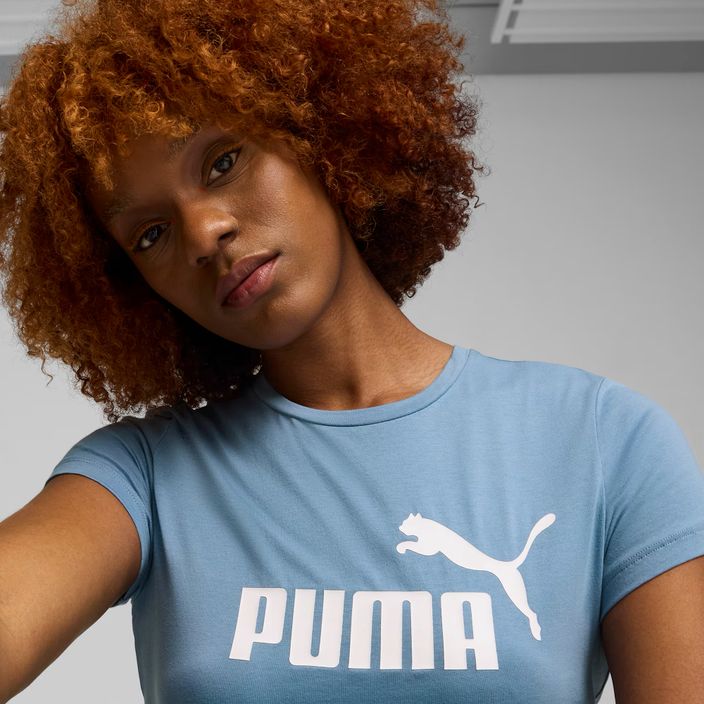 Koszulka damska PUMA ESS Logo Tee zen blue 5