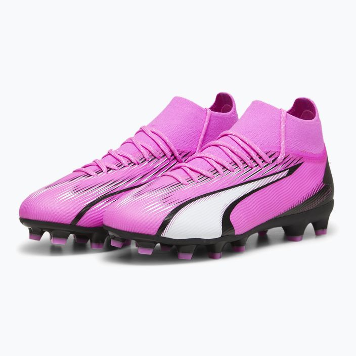 Buty piłkarskie dziecięce PUMA Ultra Pro FG/AG Jr poison pink/puma white/puma black 10