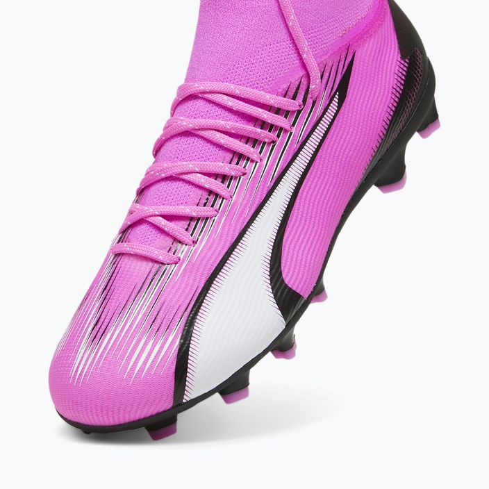 Buty piłkarskie dziecięce PUMA Ultra Pro FG/AG Jr poison pink/puma white/puma black 12