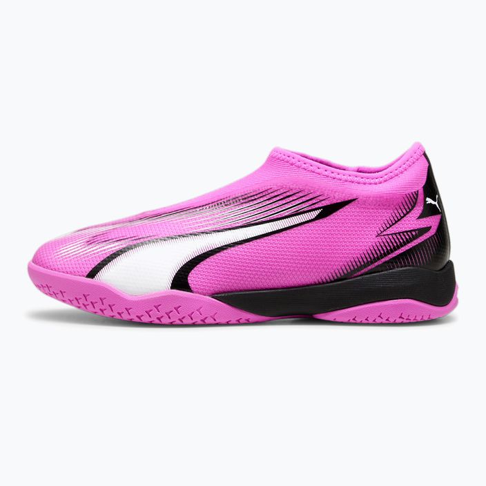 Buty piłkarskie dziecięce PUMA Ultra Match LL IT+ Mid poison pink/puma white/puma black 8
