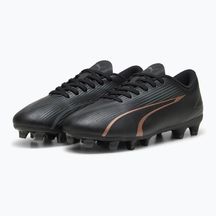 Buty piłkarskie dziecięce PUMA Ultra Play FG/AG Jr puma black/copper rose 10