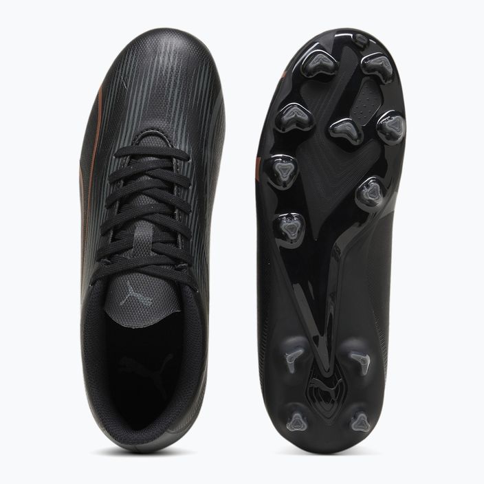 Buty piłkarskie dziecięce PUMA Ultra Play FG/AG Jr puma black/copper rose 11