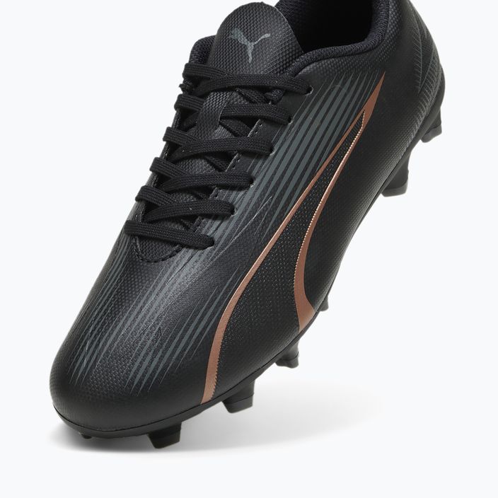 Buty piłkarskie dziecięce PUMA Ultra Play FG/AG Jr puma black/copper rose 12