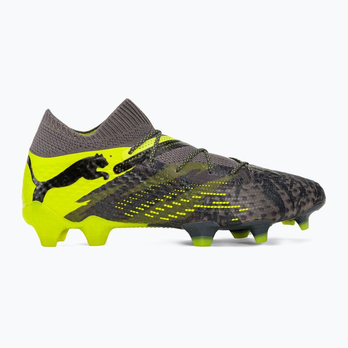 Buty piłkarskie PUMA Future 7 Ultimate Rush FG/AG strong gray/cool dark gray/electric lime 2