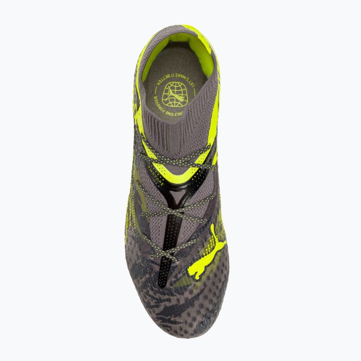 Buty piłkarskie PUMA Future 7 Ultimate Rush FG/AG strong gray/cool dark gray/electric lime 5