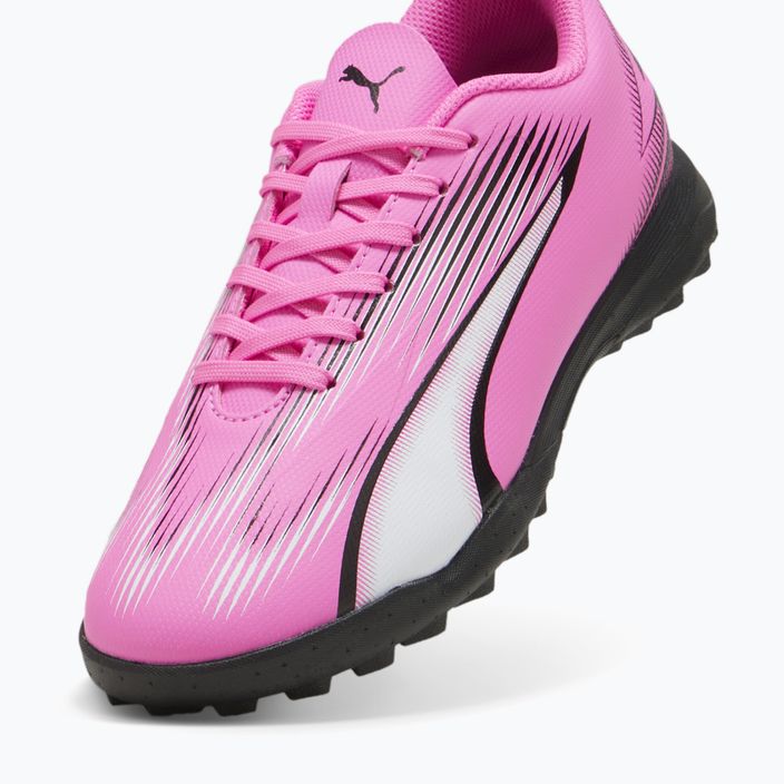 Buty piłkarskie dziecięce PUMA Ultra Play TT Jr poison pink/puma white/puma black 12