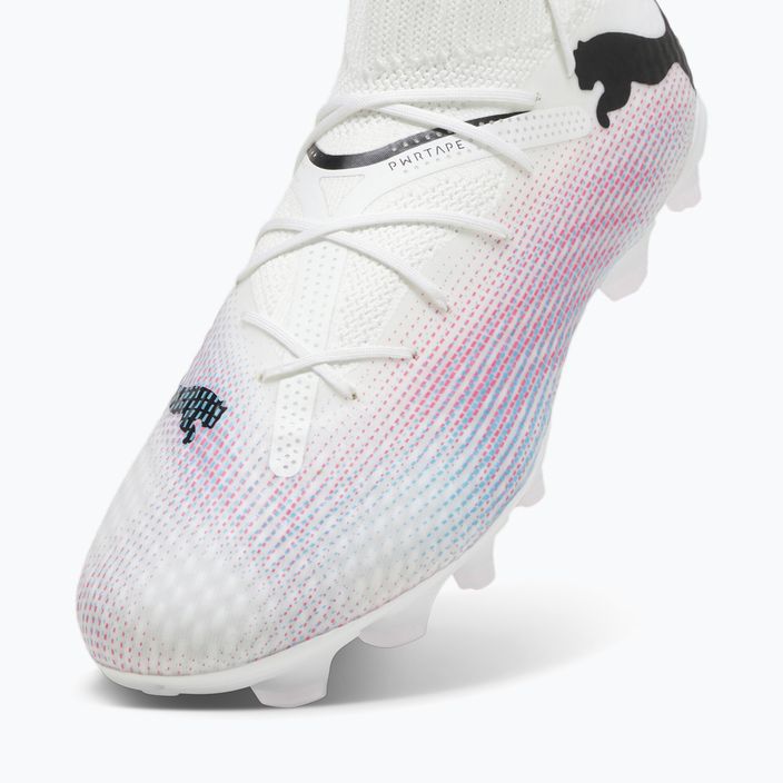 Buty piłkarskie dziecięce PUMA Future 7 Pro FG/AG Jr puma white/puma black/poison pink 12