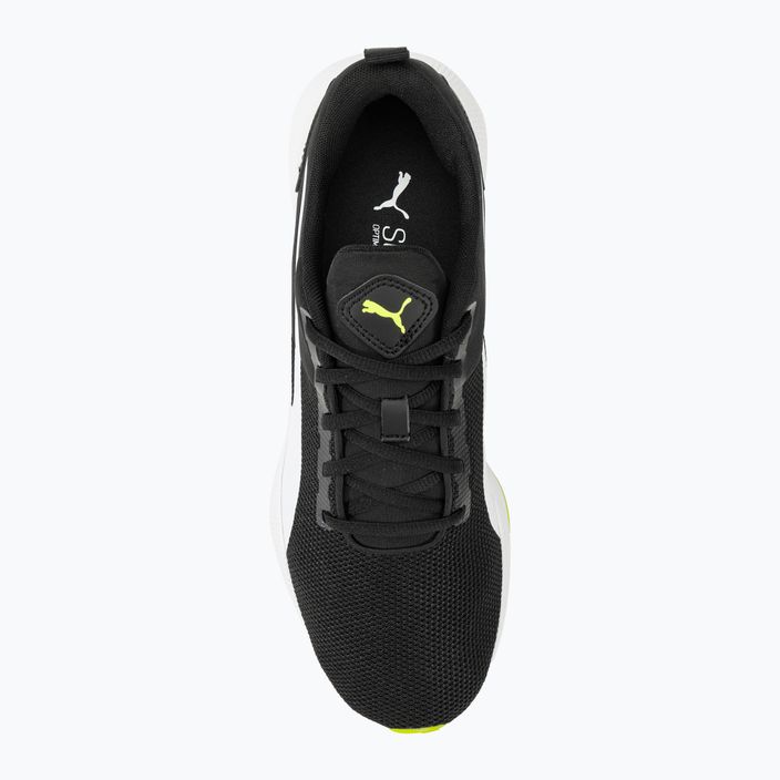 Buty do biegania PUMA Flyer Runner puma black/lime pow 5