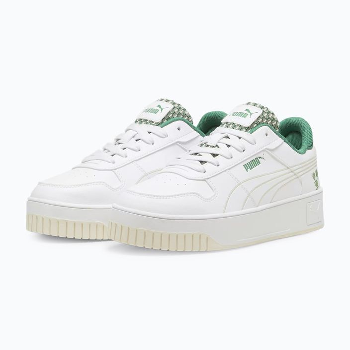 Buty damskie PUMA Carina Street Blossom puma white/sugared almond/archive green 3