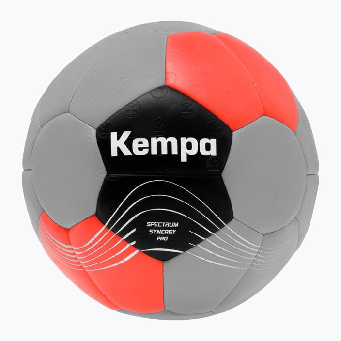 Piłka do piłki ręcznej Kempa Spectrum Synergy Pro szary/czerwony rozmiar 2 5