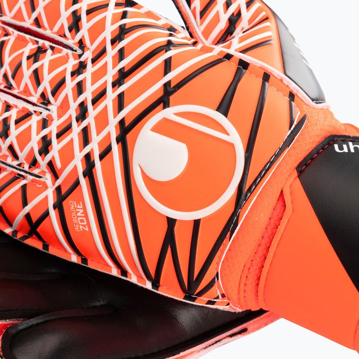 Rękawice bramkarskie uhlsport Soft Resist + Flex Frame fluo orange/white/black 3