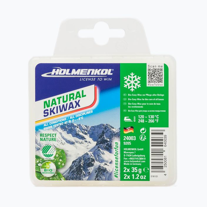 Smar do nart HOLMENKOL Natural Ski Wax 2 x 35 g