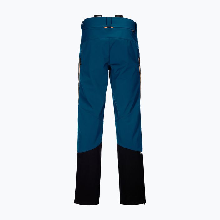 Spodnie softshell męskie ORTOVOX Pordoi petrol blue 9