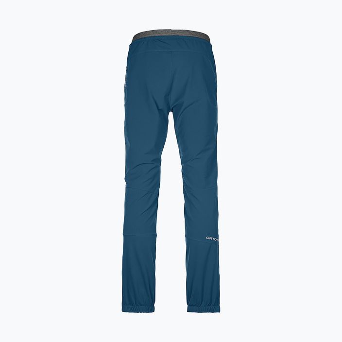Spodnie softshell męskie ORTOVOX Berrino petrol blue 6