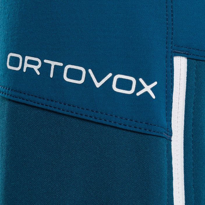 Spodnie softshell męskie ORTOVOX Berrino petrol blue 4