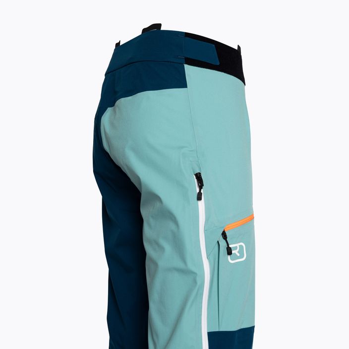 Spodnie skiturowe damskie ORTOVOX 3L Ortler petrol blue 3