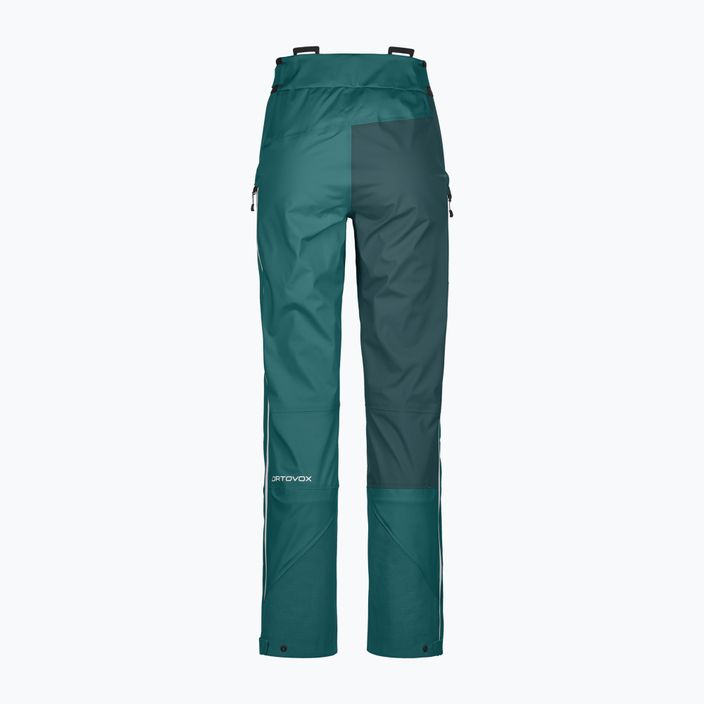 Spodnie skiturowe damskie ORTOVOX 3L Ortler pacific green 6