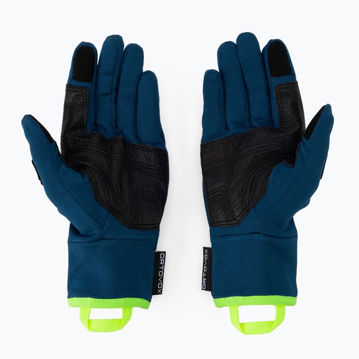 Rękawiczki trekkingowe męskie ORTOVOX Fleece Light petrol blue 2