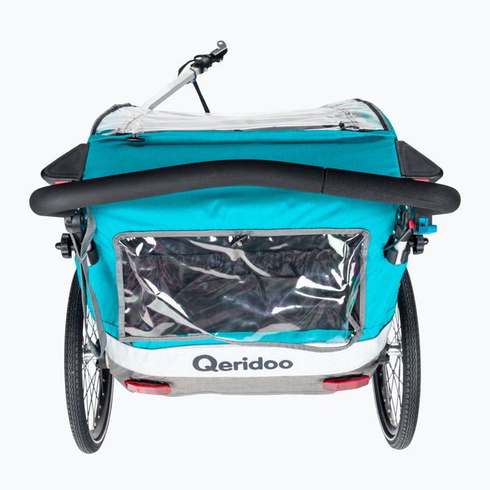 Przyczepka rowerowa Qeridoo Sportrex 2 petrol blue 4