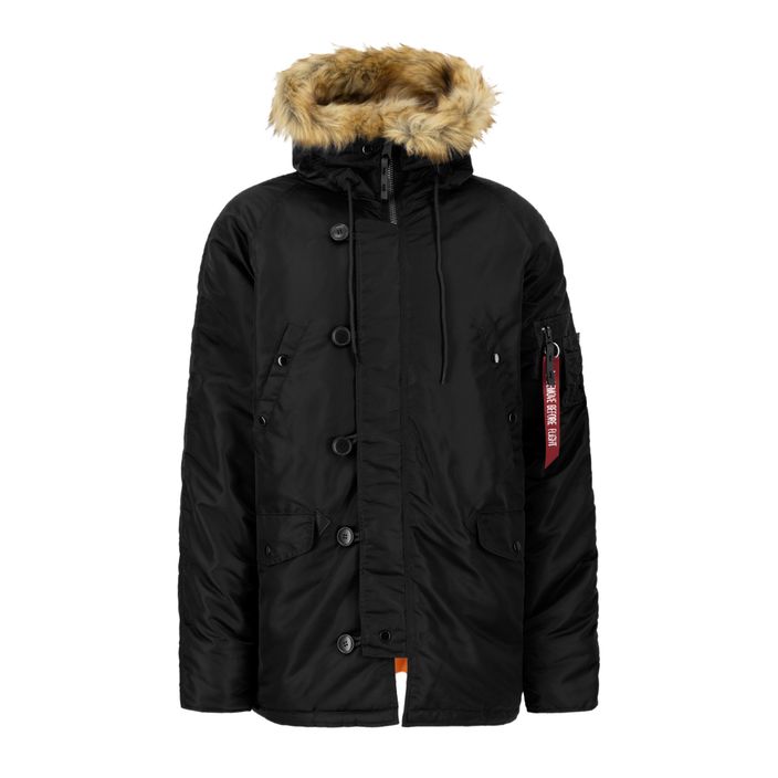 Kurtka męska Alpha Industries N-3B VF black 2