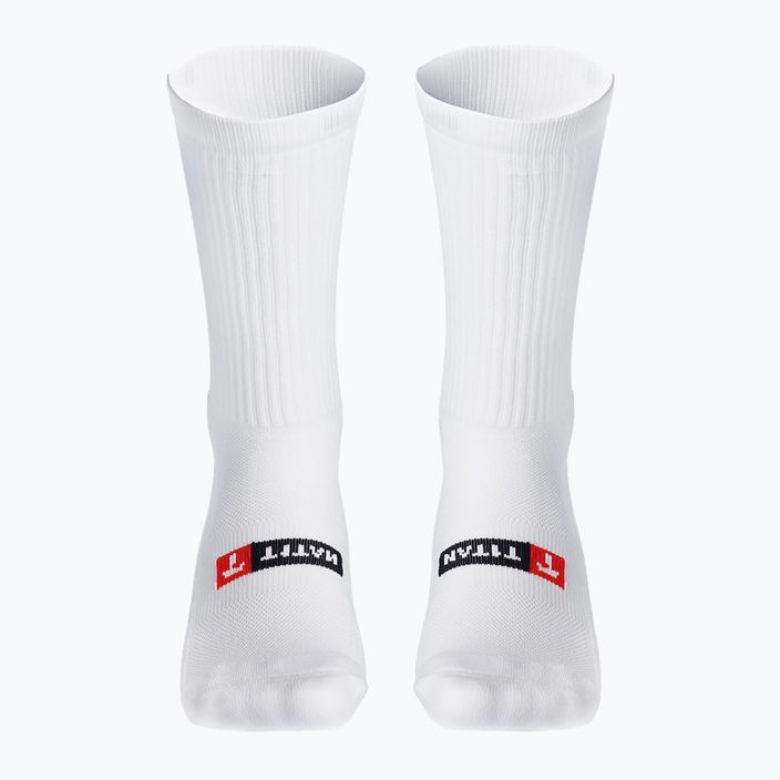 Skarpety piłkarskie T1TAN Grip Socks white 3