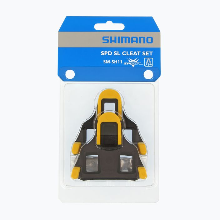 Bloki do pedałów Shimano SMSH11 SPD-SL yellow 4