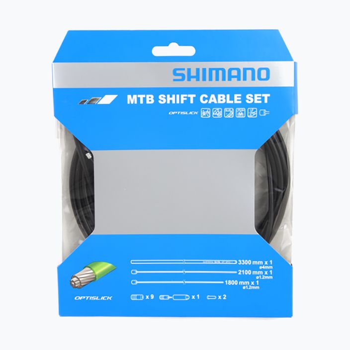 Zestaw linek i pancerzy przerzutki Shimano Y60198090 MTB Optislick