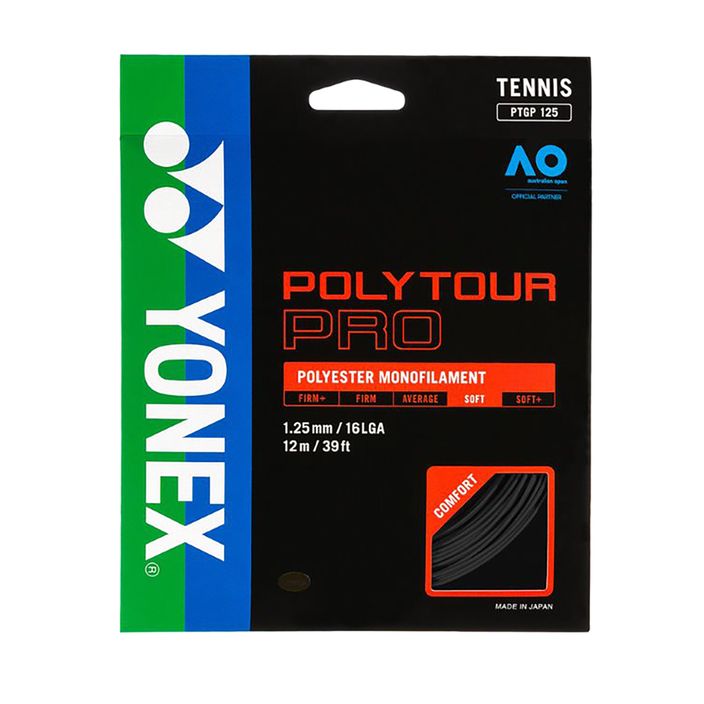 Naciąg tenisowy YONEX Poly Tour Pro 125 Set 12 m grafitowy 2