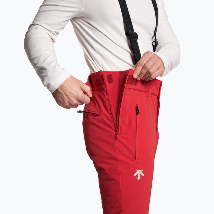 Spodnie narciarskie męskie Descente Swiss electric red 4