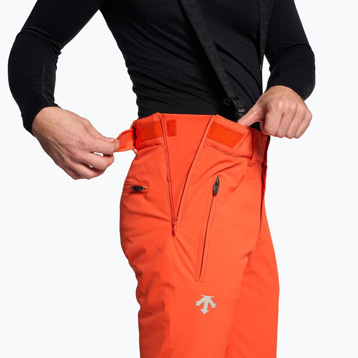 Spodnie narciarskie męskie Descente Swiss mandarin orange 3