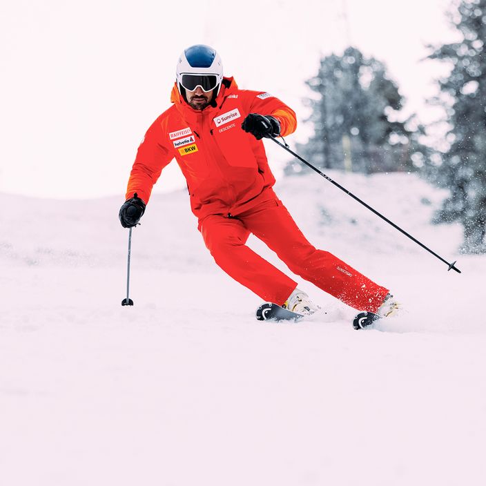 Spodnie narciarskie męskie Descente Swiss mandarin orange 11