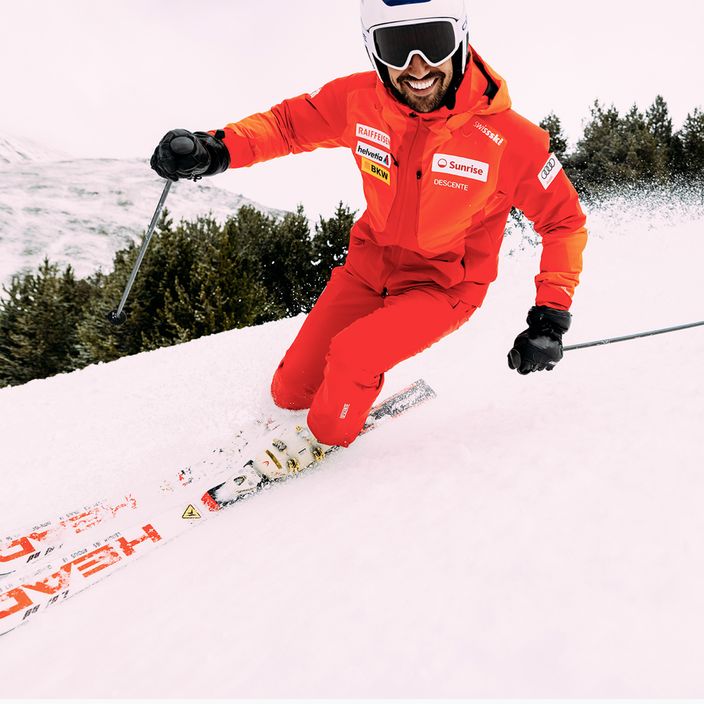Spodnie narciarskie męskie Descente Swiss mandarin orange 14