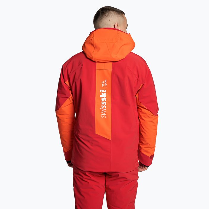 Kurtka narciarska męska Descente Swiss mandarin orange 2