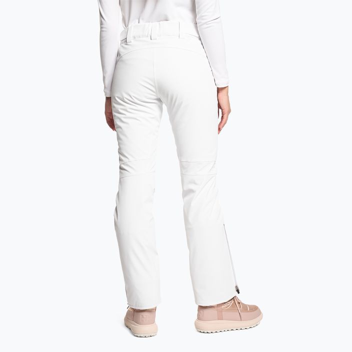 Spodnie narciarskie damskie Descente Nina Insulated super white 2