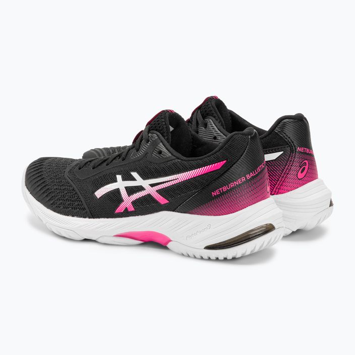 Buty damskie ASICS Netburner Ballistic FF 3 black/hot pink 4