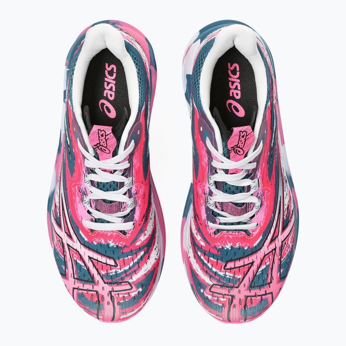 Buty do biegania damskie ASICS Noosa Tri 15 restful teal/hot pink 13