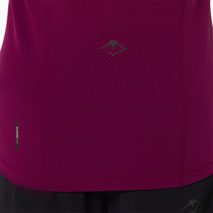 Koszulka do biegania damska ASICS Fuijtrail Top soft berry/blackberry 6