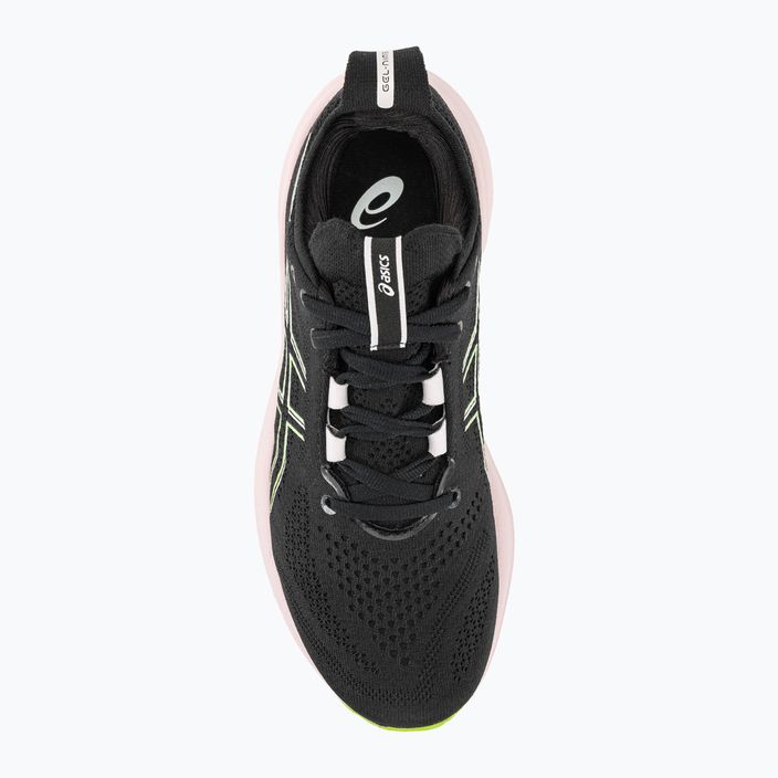 Buty do biegania damskie ASICS Gel-Nimbus 26 black/neon lime 7